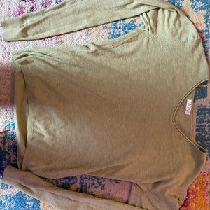 Long sleeve green sweater